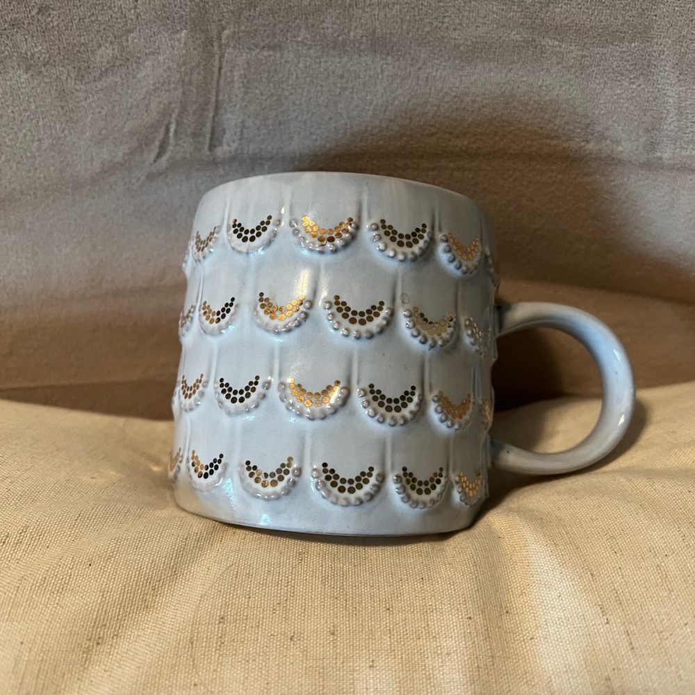 Starbucks 2015 Golden Scales Mermaid Siren Mug